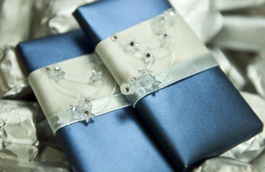 Blue Wraped Chocolate