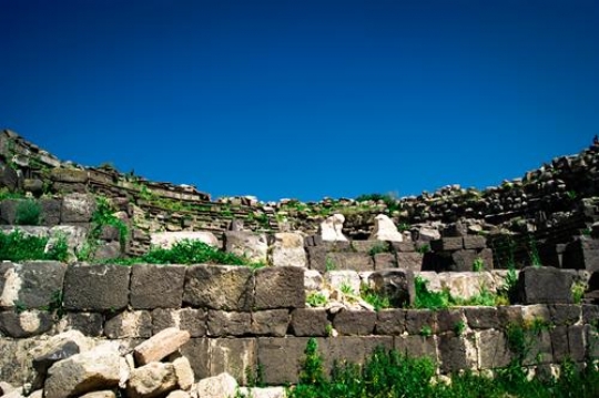 umm qaiss theater,gadara city north-west of jordan