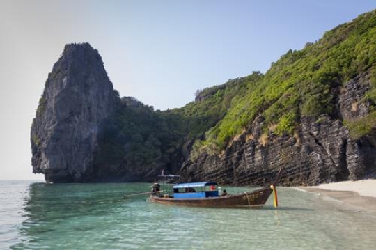 sailor boat on the beach