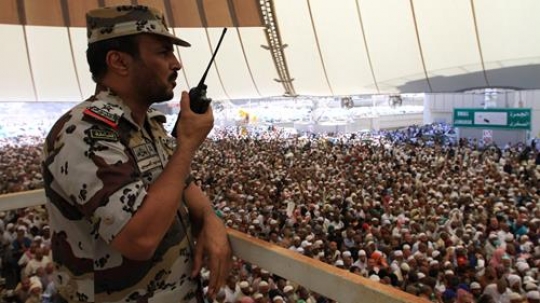 Security man watching