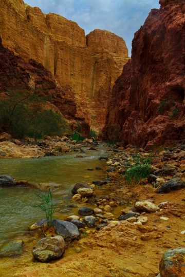 Hammamat Main, near the Dead Sea, known as the hot springs of Callirhoe, Jordan