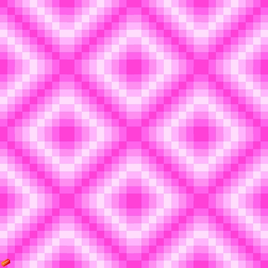 pink and white pixels