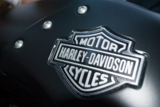 close-up of harley-davidson motorcycle
