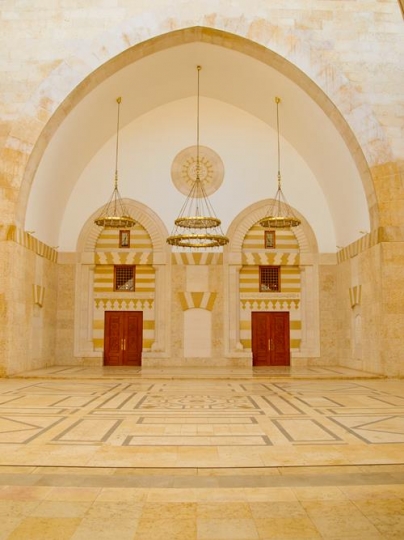 Symmetrical Mosque Interior