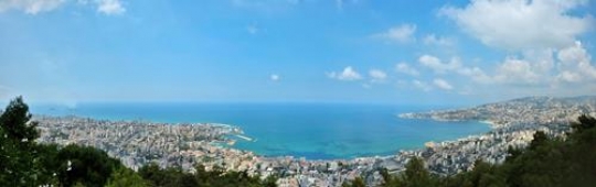 Panoramic View of Beirut Lebanon
