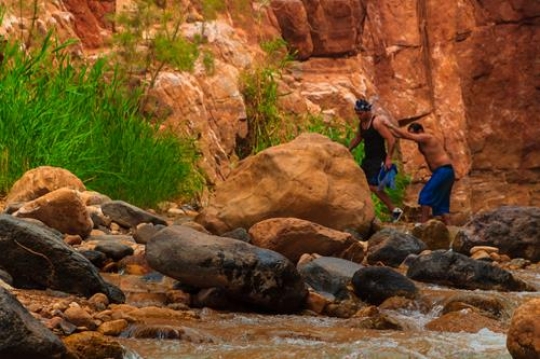 Hammamat Main, near the Dead Sea, known as the hot springs of Callirhoe, Jordan