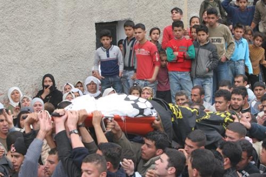 palestinian martyr procession