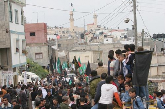 palestinian martyr procession