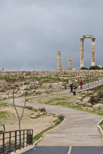 Temple of Hercules in Amman Citadel, Jordan