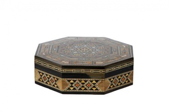 Wooden Octagon Box