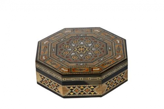 Wooden Octagon Box