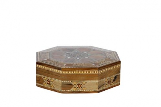 Wooden Octagon Box