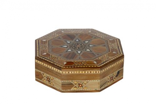 Wooden Octagon Box