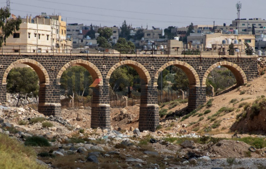 Old Stone Bridge in Hashmiah, Jordan