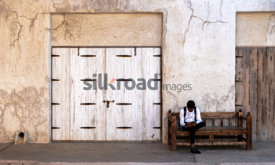 Quiet Moment in Dubai's Historic Setting