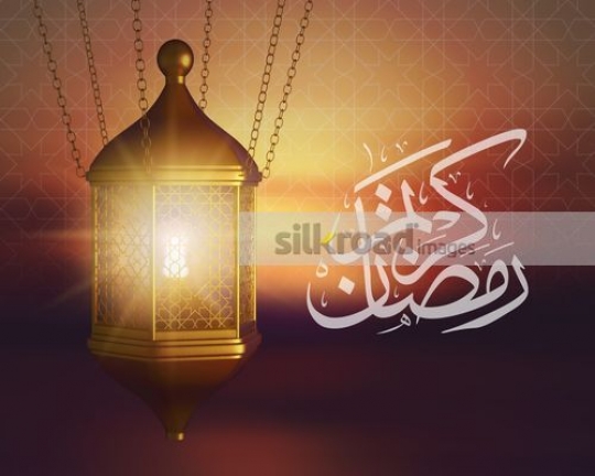 ramadan eid greeting 3D render|