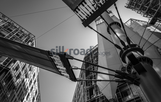 Scenic Landscape of Al Abdali Boulevard with Rotana Tower and Fountain