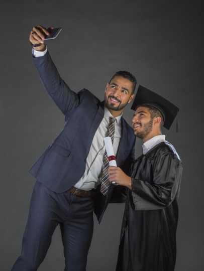 A Graduation Selfie|-
