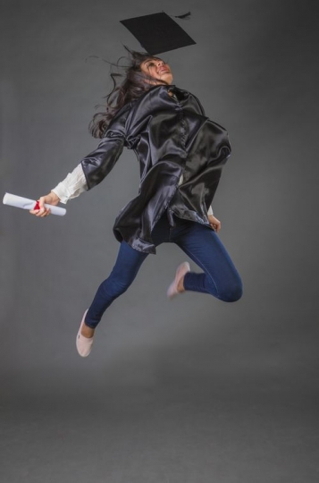 A Happy Graduate Woman |-